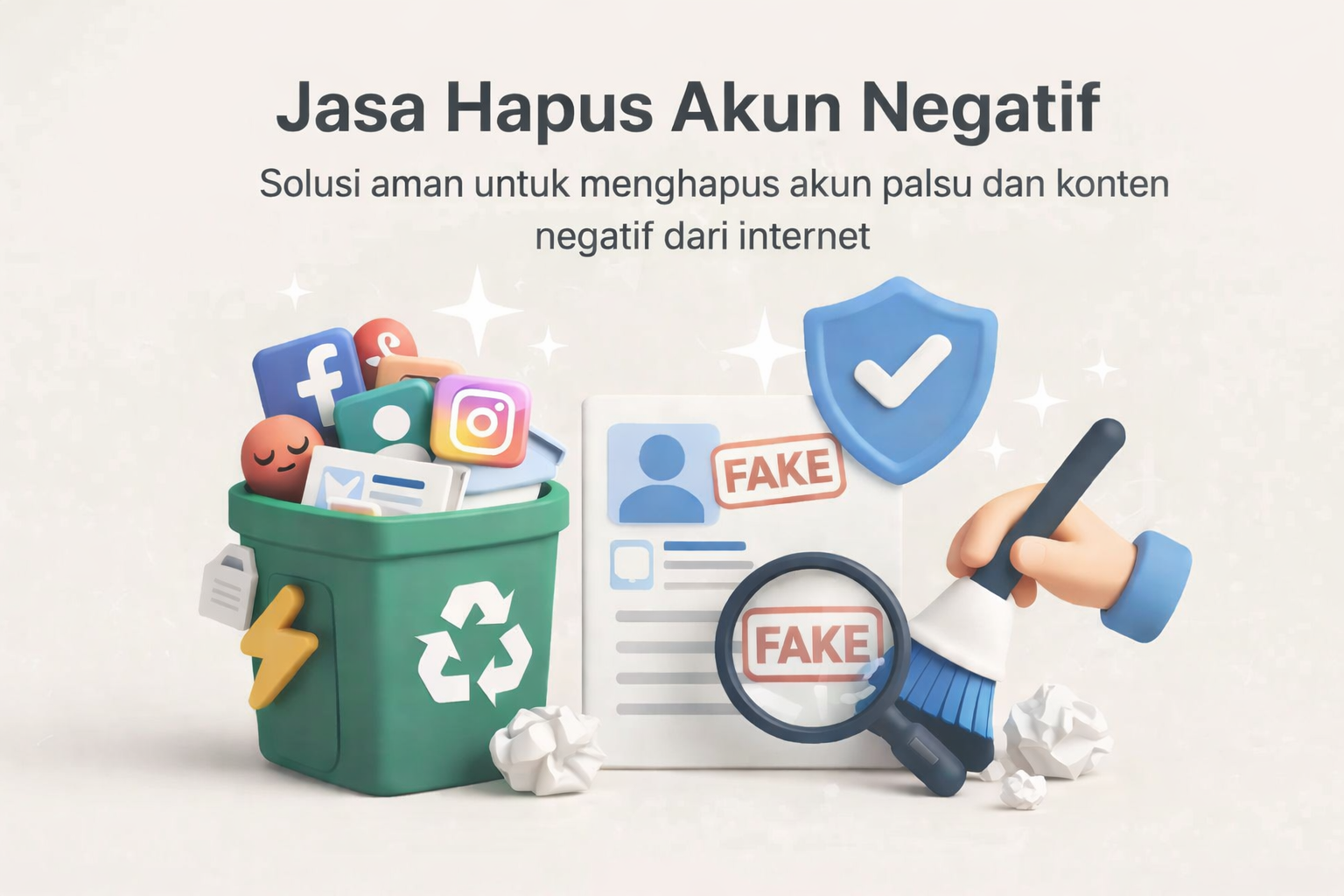 Jasa Hapus Akun Negatif