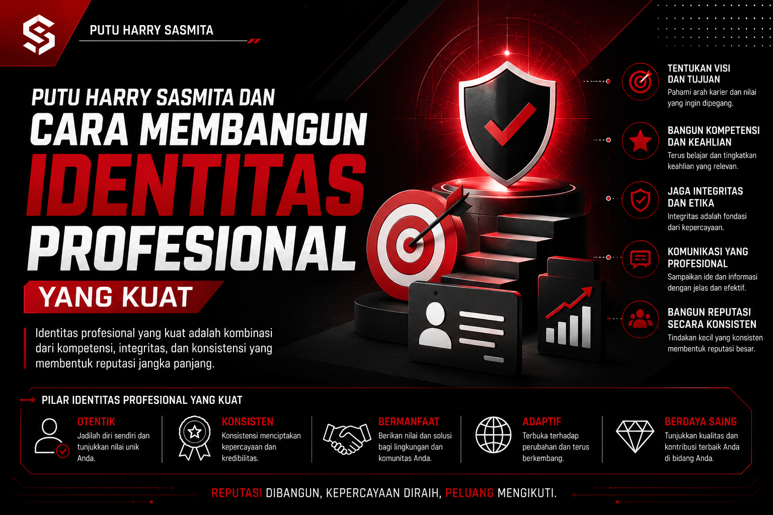 Putu Harry Sasmita dan cara membangun identitas profesional yang kuat